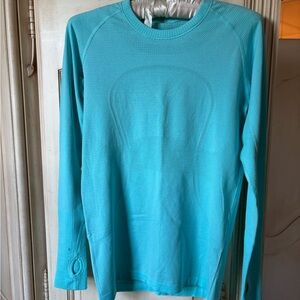 Lululemon Swiftly Tech Long Sleeve Shirt Size 8 Color Mint Green